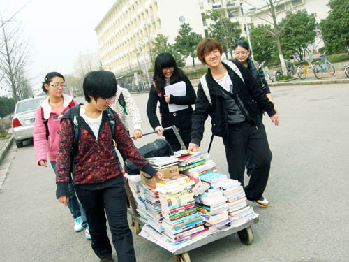 畢業(yè)后圖書最終流向哪里？